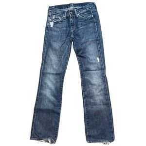 7 For All Man Kind Straight Leg Jeans